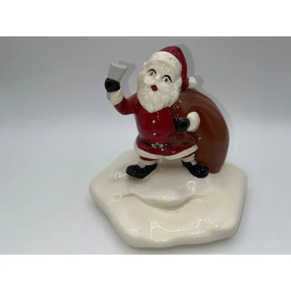 Vintage Japan Replacement Santa Claus Cookie Jar (LID ONLY) Replacement Top - Picture 6 of 16